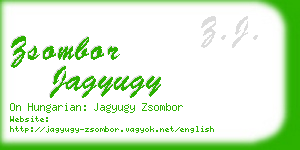 zsombor jagyugy business card